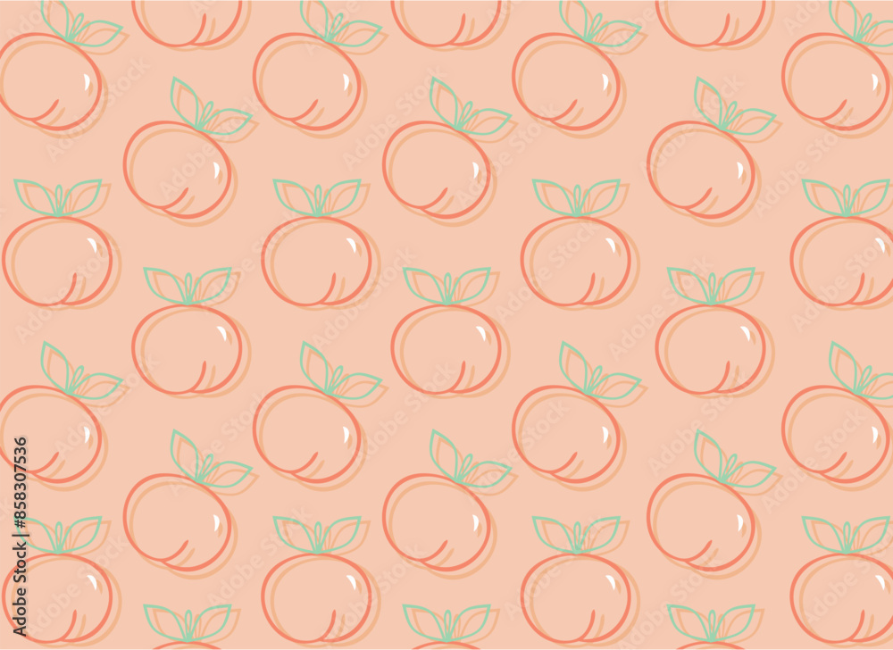 Peaches pattern Peaches pattern