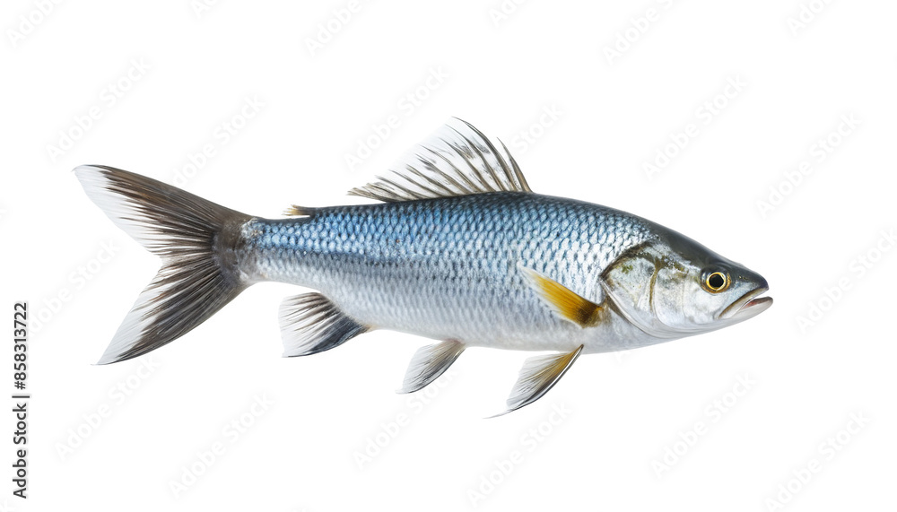 Striking Sea Fish on White Background Striking Sea Fish on White Background