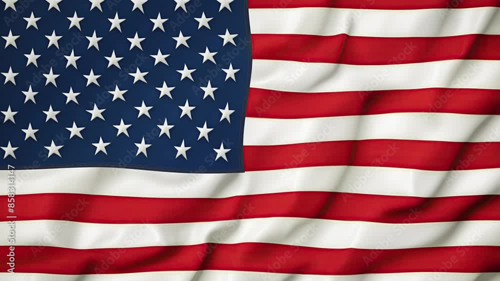 American Flag Wave for Memorial Day or 4th of July Independence Day of America American Flag Wave for Memorial Day or 4th of July Independence Day of America