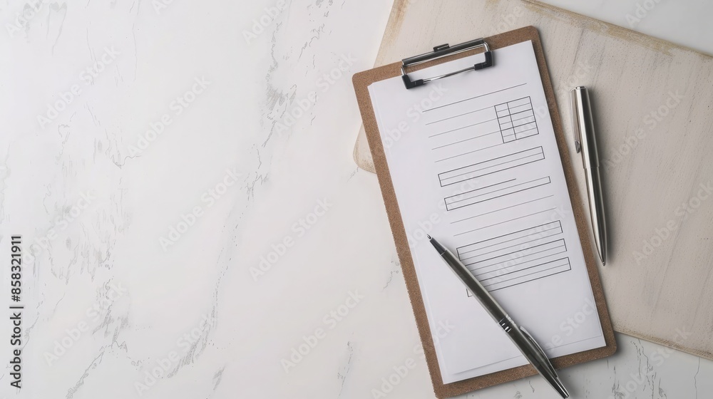 Quality checklist for survey research on a clipboard with pen, professional and organized. Survey research quality checklist. Copyspace Quality checklist for survey research on a clipboard with pen, professional and organized. Survey research quality checklist. Copyspace