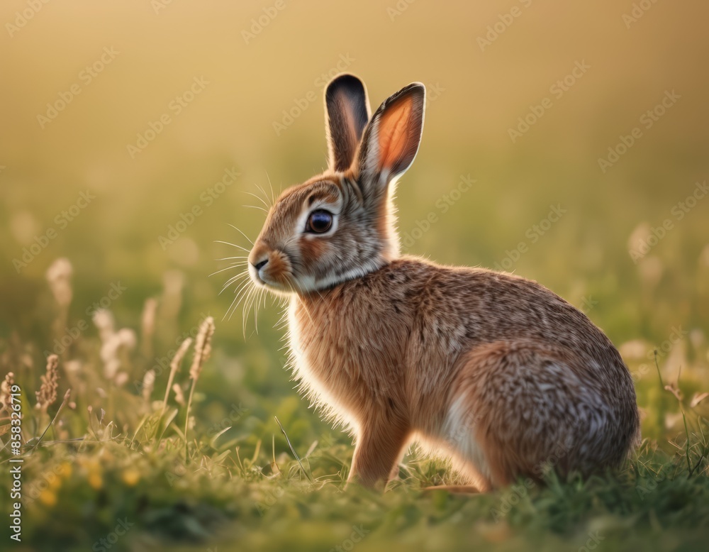 Fototapeta premium A Rabbit in the Field