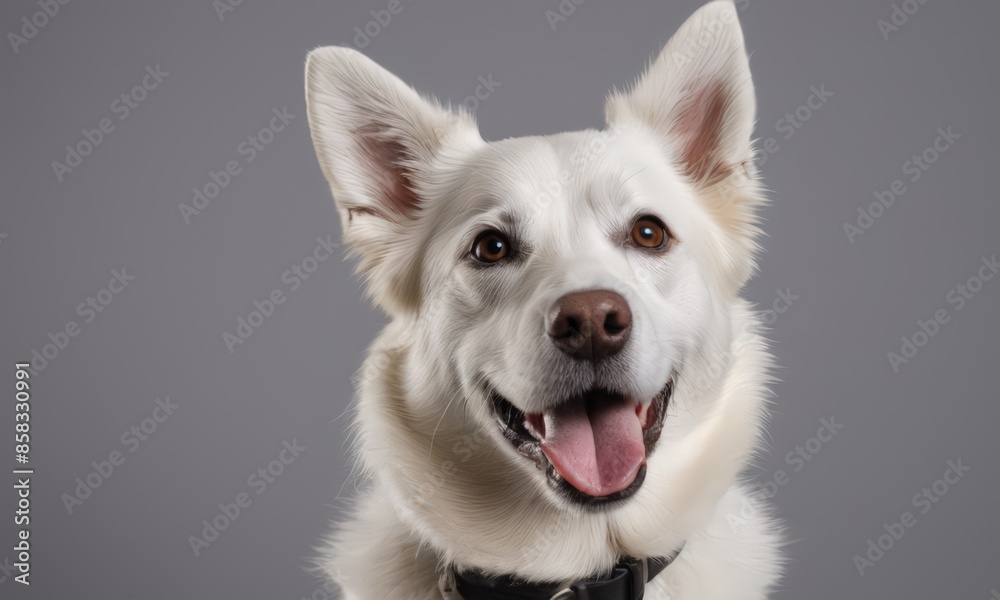 Smiling White Dog