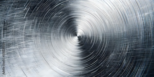 High-Resolution Seamless Brushed Metal Plate Texture Silver-Grey with Rough Metallic Finish. Concept Metal Plate Texture, Seamless Design, Silver-Grey Color, Rough Metallic Finish, High-Resolution photo