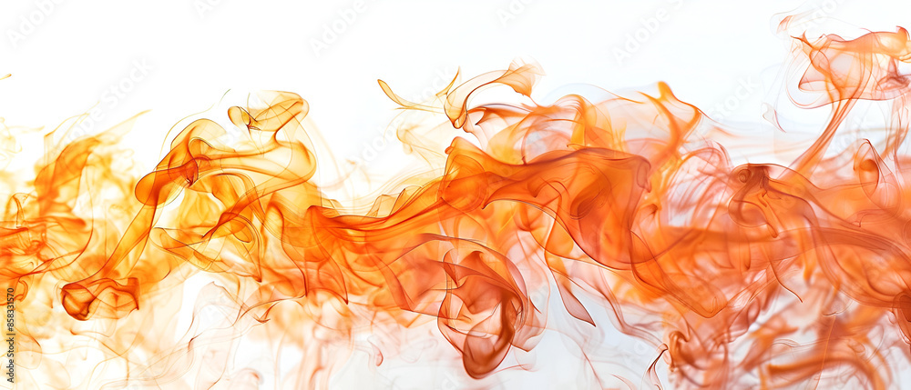 Abstract background with red smoke swirls ,Fire flames isolated on white background ,Abstract fire flames for background Abstract background with red smoke swirls ,Fire flames isolated on white background ,Abstract fire flames for background