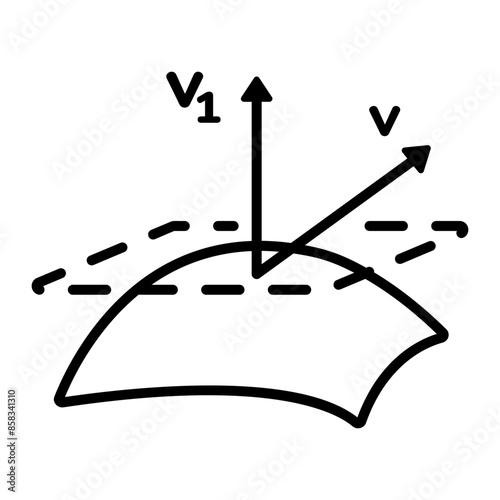 Check this line icon of tangent spaces 