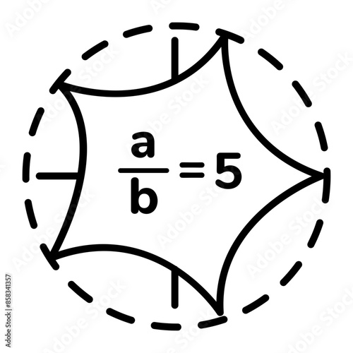Latest outline icon of parametric equation