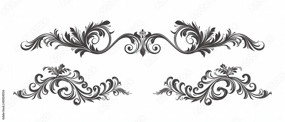 Typography Dividers Ornamental dividers for separating text with style Typography Dividers Ornamental dividers for separating text with style