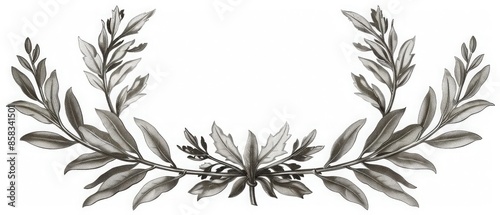 Wallpaper Mural Vintage Laurels  Laurel wreath designs with an oldfashioned twist Torontodigital.ca
