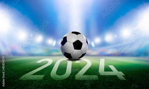 2024 in grossen Ziffern in einer Fussballarena