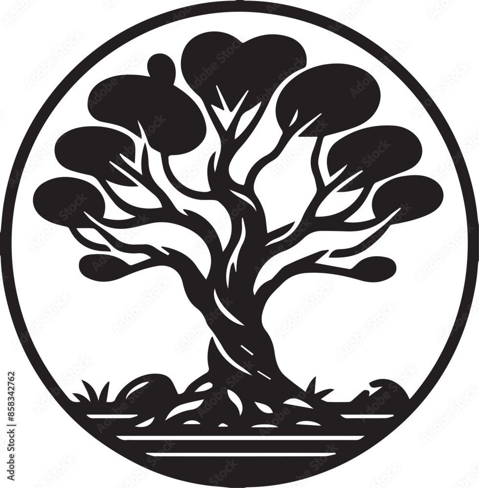 tree silhouettes vector illustration tree silhouettes vector illustration