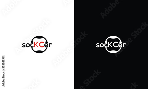 Football logo template vector isolated. Soccer logo template vector design