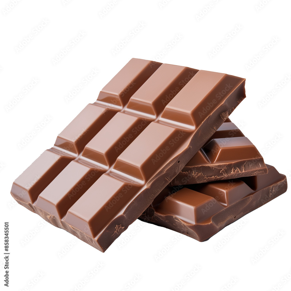 Chocolate bar closeup view isolated on transparent.
Chocolate bar closeup view on white on white background. Chocolate bar closeup view isolated on transparent.
Chocolate bar closeup view on white on white background.