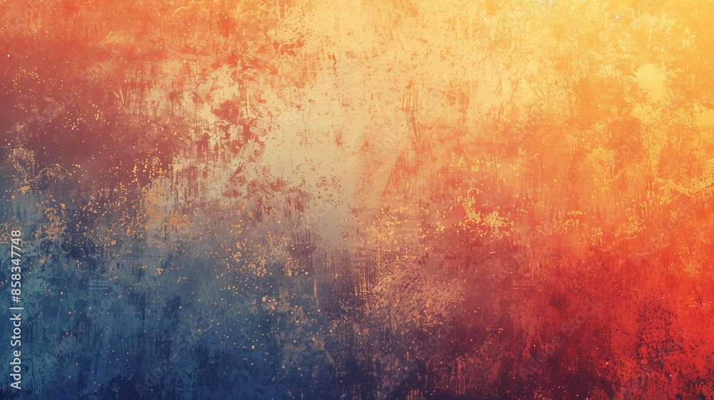 Abstract Grunge Texture - Red, Orange, Yellow, Blue Abstract Grunge Texture - Red, Orange, Yellow, Blue