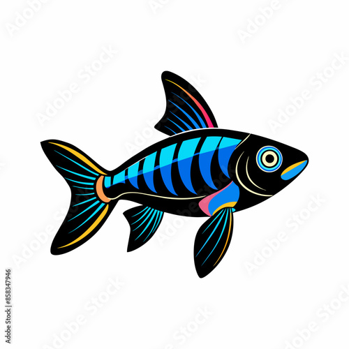 Colorful Fish Illustration