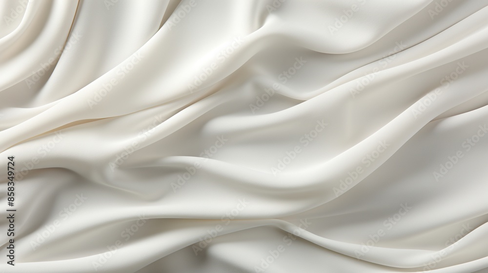Cream Cloth Background with Wrinkles Cream Cloth Background with Wrinkles