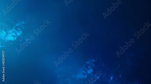 Abstract Blue Swirling Lines Background