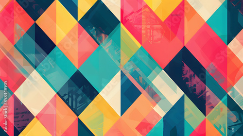 Colorful geometric pattern