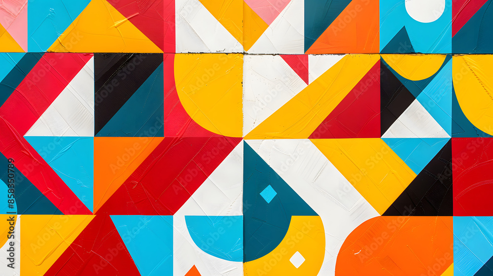 Colorful geometric pattern