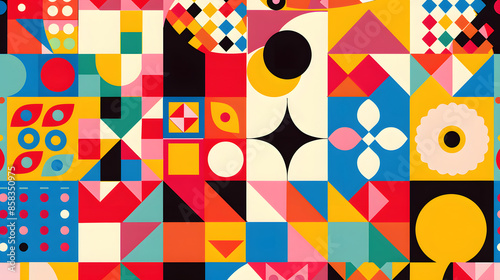 Colorful geometric pattern