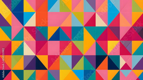 Colorful geometric pattern