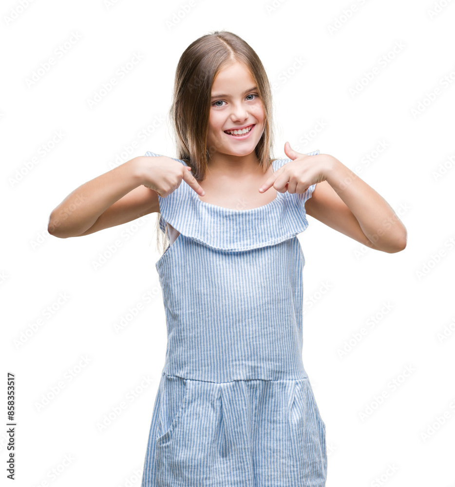 Young beautiful girl over isolated background looking confident with smile on face, pointing oneself with fingers proud and happy. Young beautiful girl over isolated background looking confident with smile on face, pointing oneself with fingers proud and happy.