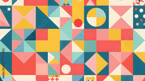 Colorful geometric pattern