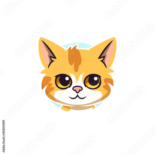 cat mascot for a football team logo. Vector illustration.