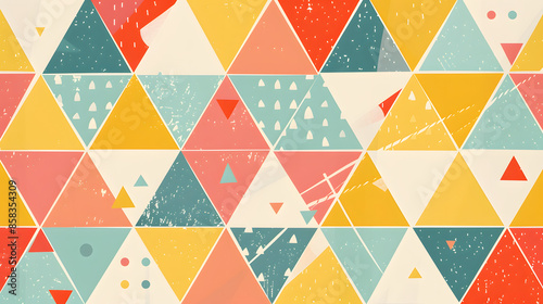 Colorful geometric pattern