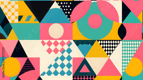 Colorful geometric pattern