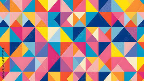 Colorful geometric pattern