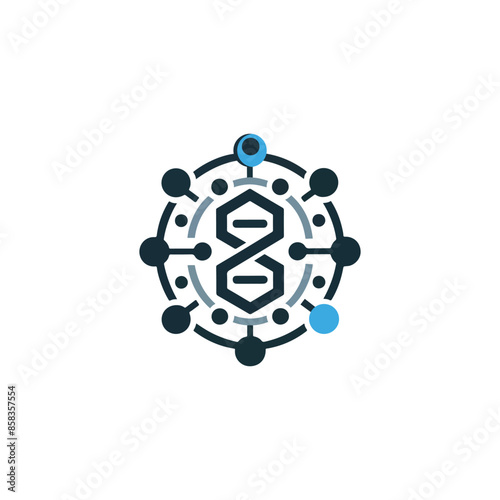 molecule logo, bio logo, biotech, tech logo, health, Molecule logo design. Scientific laboratory innovation symbol, DNA , biotech Molecular logo icon, science, lab research element logo icon