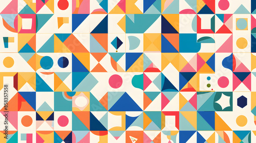 Colorful geometric pattern