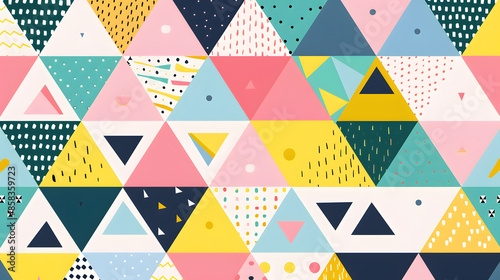 Colorful geometric pattern