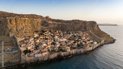 Monemvasia, Laconia, The Peloponnese, Greece, Europe photo