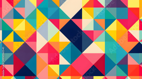 Colorful geometric pattern