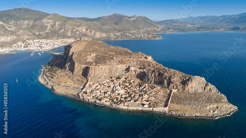 Monemvasia, Laconia, The Peloponnese, Greece, Europe photo