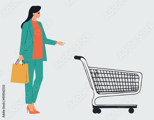 Shopper At The Racks