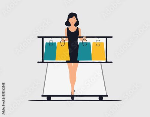 Shopper At The Racks