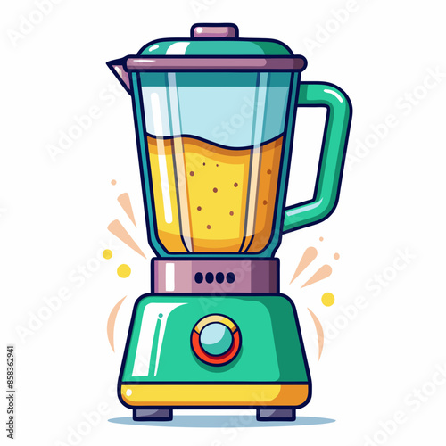 Electric blander illustration vector.