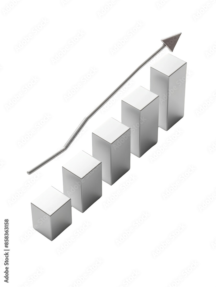 An upward trending bar graph with an arrow pointing to the right, symbolizing growth and success. An upward trending bar graph with an arrow pointing to the right, symbolizing growth and success.