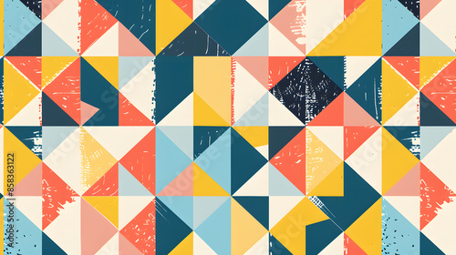 Colorful geometric pattern