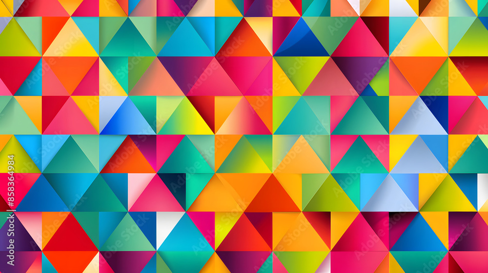 Colorful geometric pattern Colorful geometric pattern