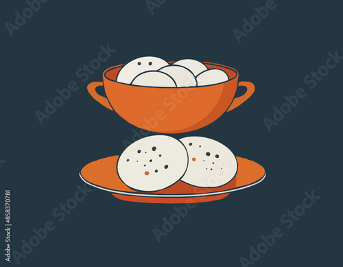 Indian Dish/Idli 