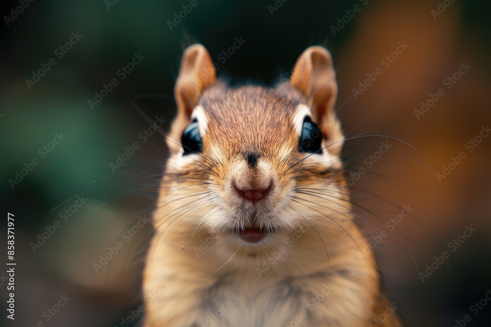 Close-up Portrait of a Curious Chipmunk Close-up Portrait of a Curious Chipmunk
