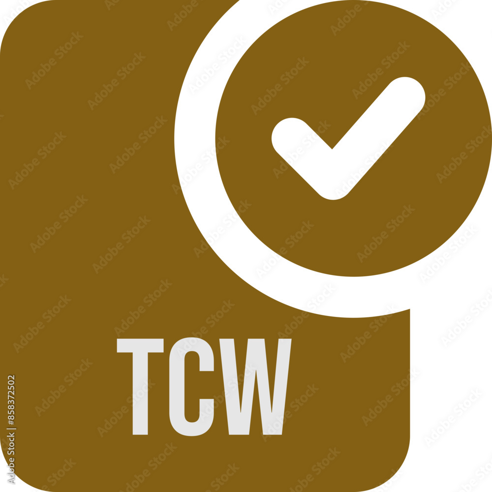 TCW ip File icon with black checked mark TCW ip File icon with black checked mark