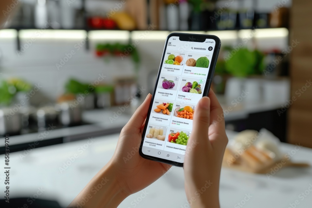 Convenient Online Shopping Experience: Mobile App Mockup Convenient Online Shopping Experience: Mobile App Mockup