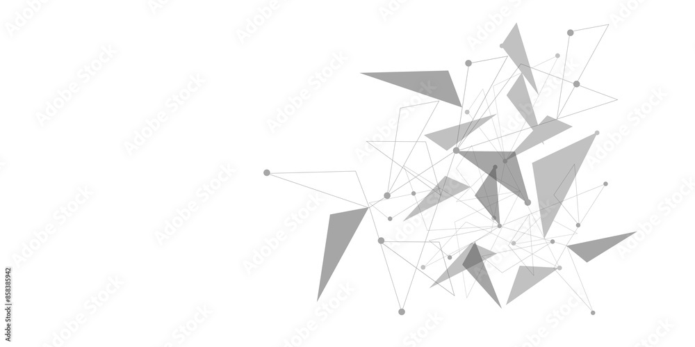 Fototapeta premium Vector Connect link background. global network technology concept. Digital technology futuristic internet network speed connection white background.