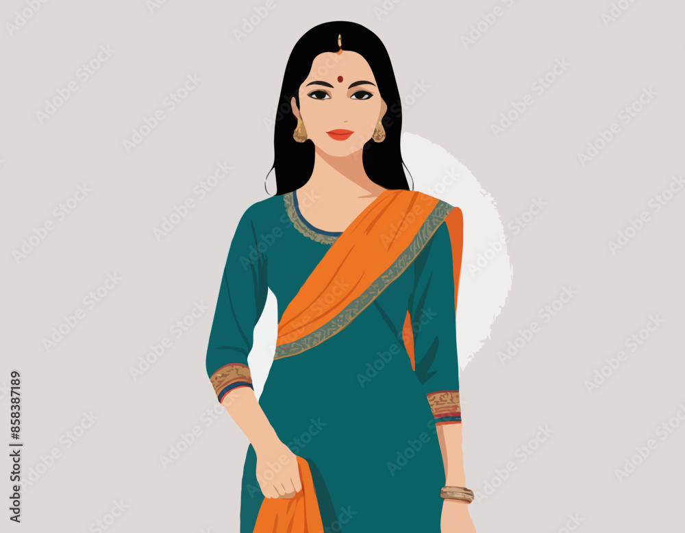 Lady in Salwar Suit Lady in Salwar Suit