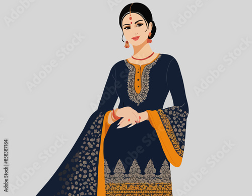 Lady in Salwar Suit