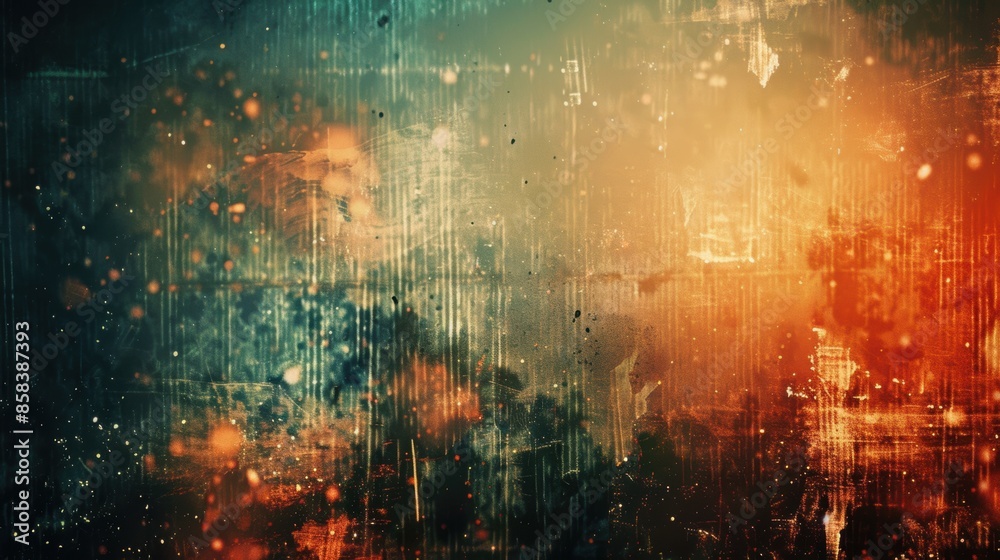 Abstract pixelated film background with scratches and dust Abstract pixelated film background with scratches and dust